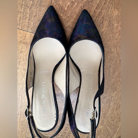 Ron White Slingback Heels - Picture 3 of 9